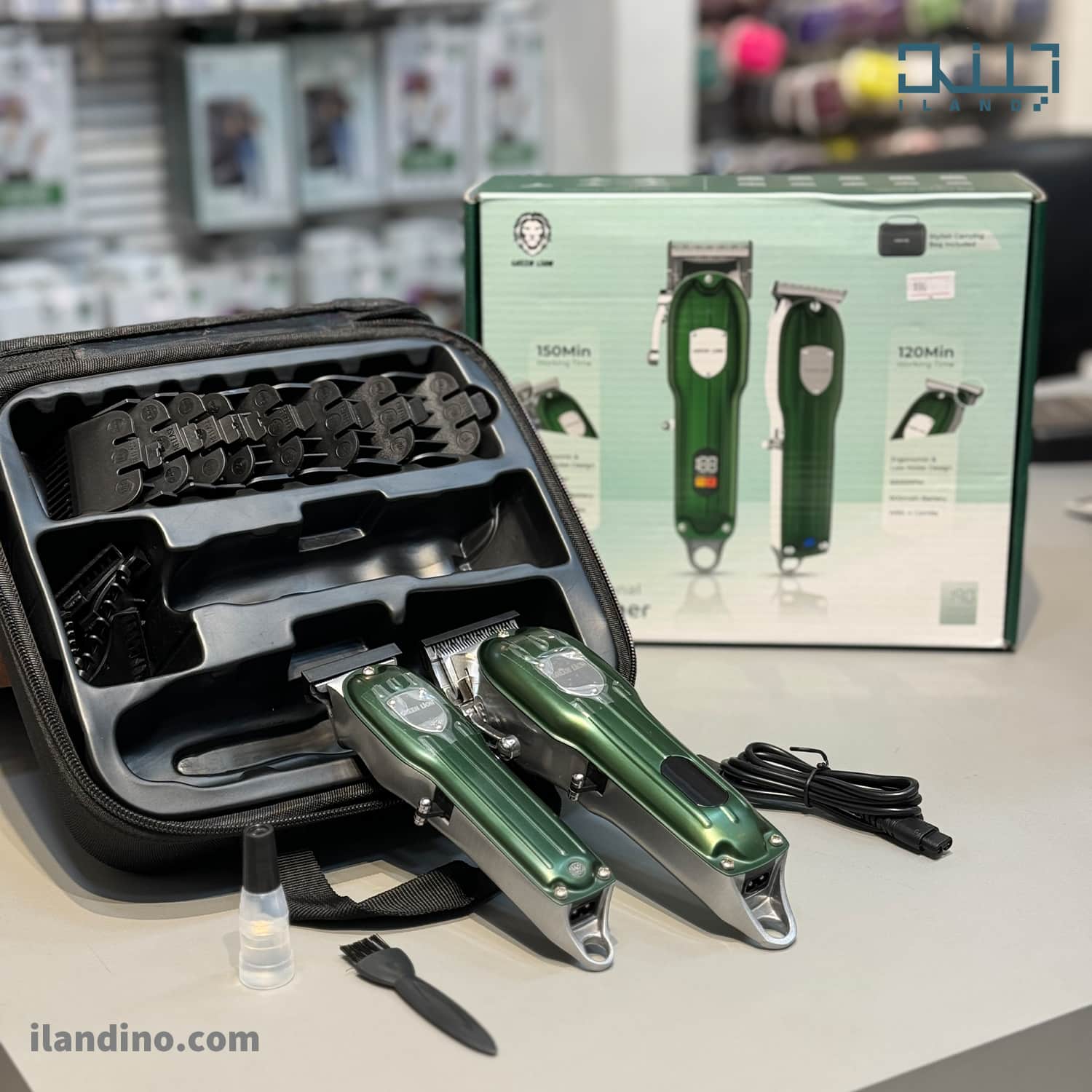 دستگاه ریش تراش حرفه ای گرین لاین Green Lion 2in1 Professional Hair Trimmer
